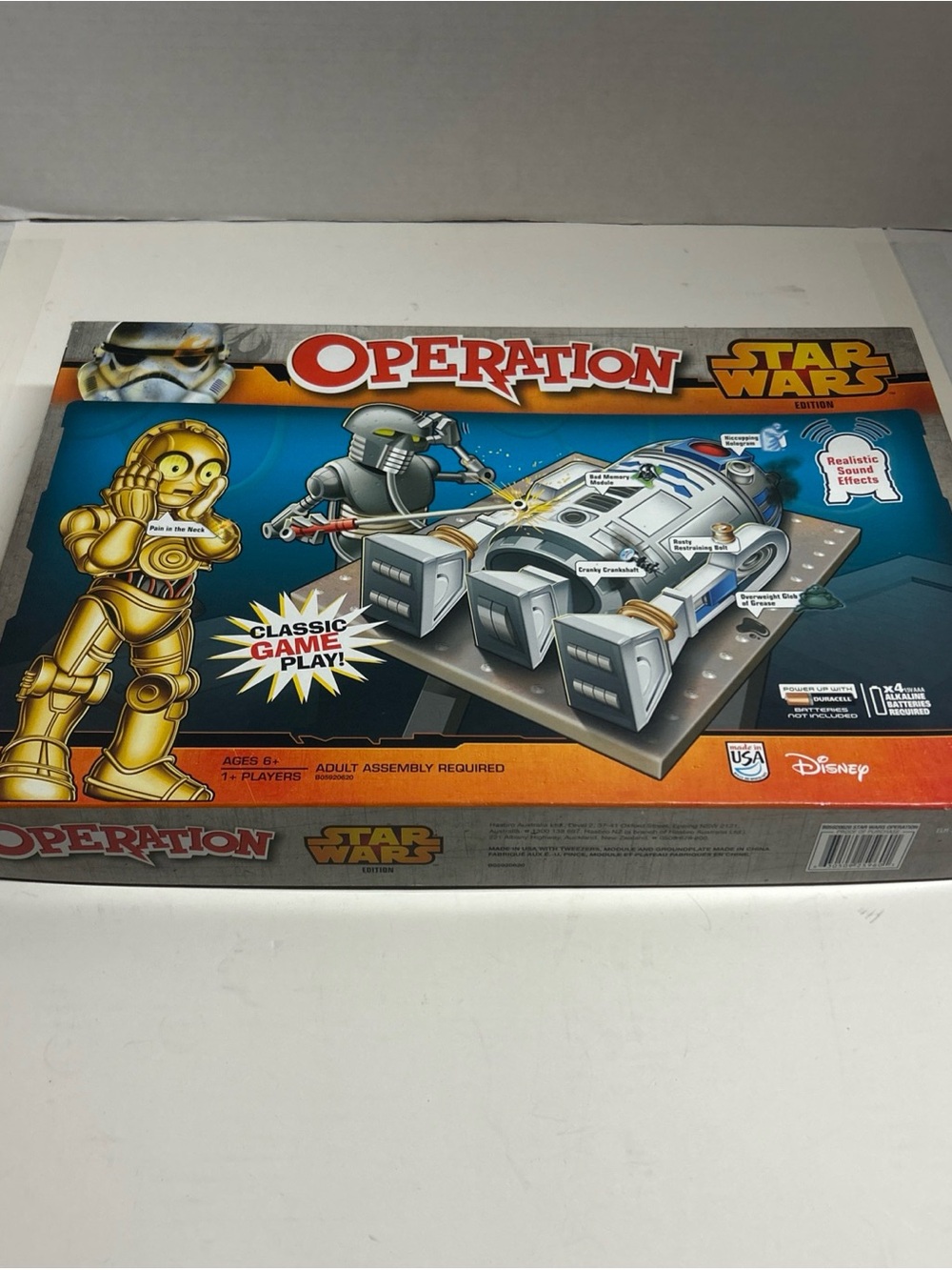 Hasbro Boardgame Operation - Star Wars Ed (2014 Ed) Works Great